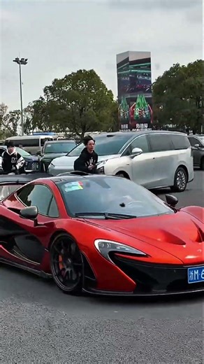 Girls Driving a $1M Hypercar 😳🔥#supercar #mclarenp1 #hypercar #luxurycars #cars #carshorts