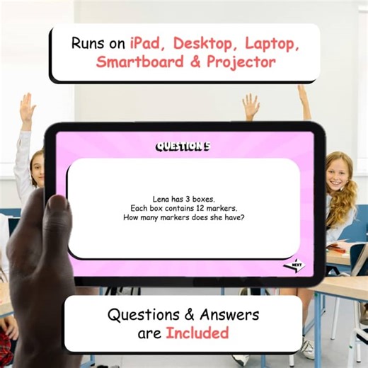 14 No Prep Math Games Bundle D - Applications & Reason - Grade 4 Review Activity