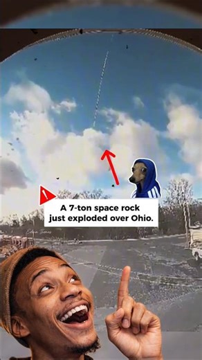 A 7-ton space rock just exploded over Ohio state
