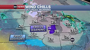 COLD SNAP AHEAD: Winter-like weather is on its way in parts of the country with three inches of snow already reported in parts of the Midwest. Rob Marciano has the forecast. https://abcn.ws/3VsHH7y | ABC World News Tonight with David Muir