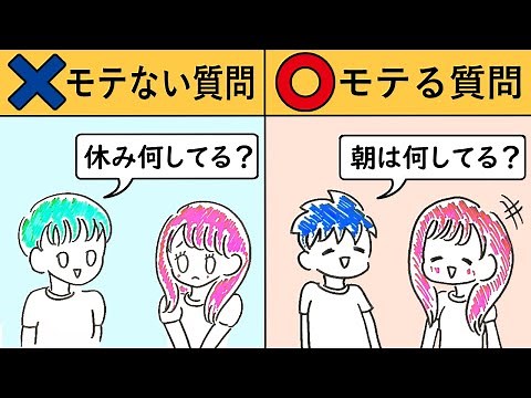 質問する度モテる！究極の会話テクニック【レベル別】