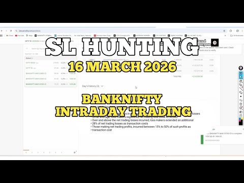 Banknifty SL HUNTING Trade | 16 MARCH 2026