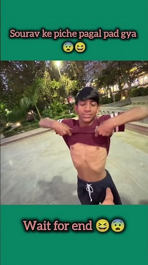 Sourav ke piche pagal pad gya 😨😆//#souravjoshivlogs #youtubeshorts #shorts #comedy