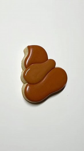 Creative Cookie Decorating Using Poop Emoji Design