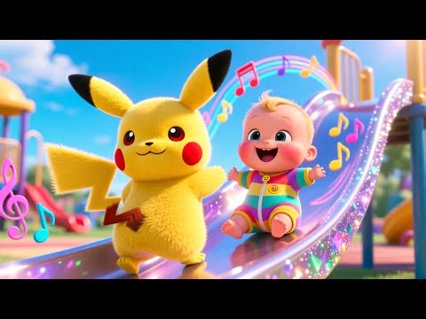 Pikachu Magic Play Go ⚡🎈 | Fun Playtime Song for Kids | Playful Nursery Rhyme