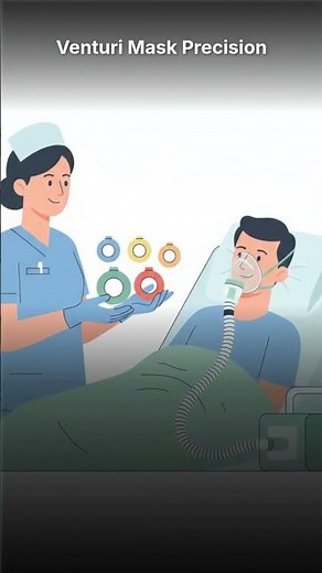 Venturi Mask supplementary oxygen device #nursing #criticalcare #nurses #nclex #nclexnursing