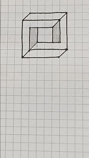3D Cube Illusion Drawing – Mind-Bending Optical Art! #3Dart