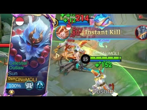 Lawan argus pakai build tersakit || SUN MLBB || SUN GAMEPLAY