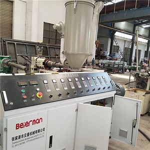 [Hot Item] Sj90/33 High Speed Single Screw Extruder PE HDPE 300-400mm Pipe Extrusion Machine Power Saved Motor