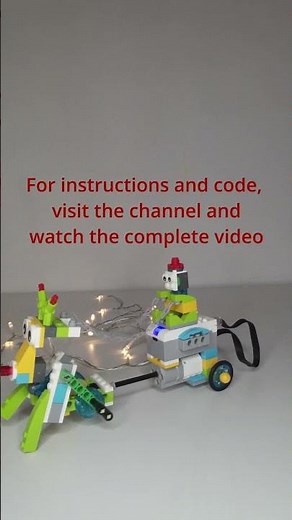 Easy Santa Claus Sleigh & Reindeer | instructions + code | Lego Wedo 2 projects | Lego education