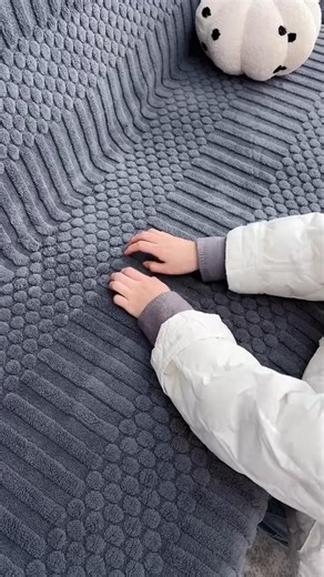 Luxury Thick Plush Sofa Cover – Soft Anti-Slip Textured Couch Blanket for Living Room