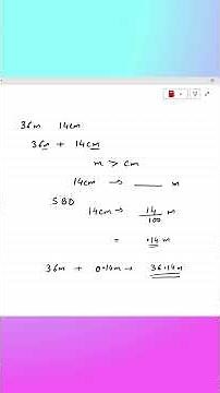 Unit Conversion Examples| Measurements |#maths #mathstricks #mathematics #mathshorts