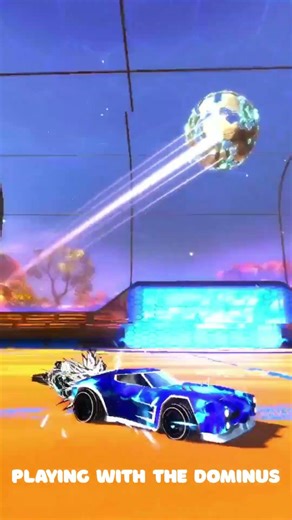 Lil freestyle with the Dominus in Rocket League