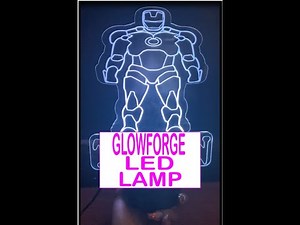 ACRYLIC LED LAMP TUTORIAL DESIGNED IN INKSCAPE FOR THE GLOWFORGE