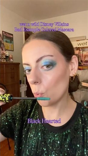 Villain colored mascara test 😈👁️ swatches + demo #wetnwild #colormascara