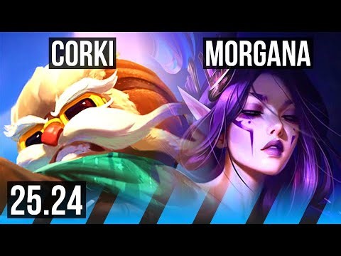 CORKI vs MORGANA (MID) | KR Grandmaster | 25.24