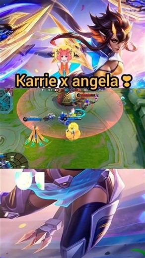 karrie x angela best combo ❣️ #mlbb #mobilelegends #karrie #angela #mlbbshorts #shorts