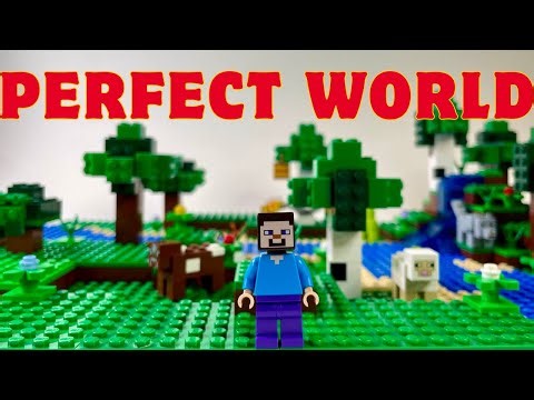 I Built The Perfect Minecraft World Out Of Legos!