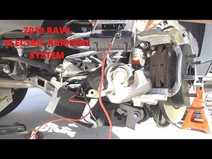 2019 RAV4 How To Replacer Rear Brakes with Electric Parking System