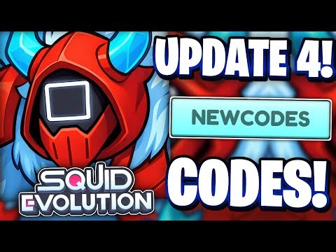 All ACTIVE UPDATE 4 CODES IN SQUID EVOLUTION! ROBLOX SQUID EVOLUTION CODES