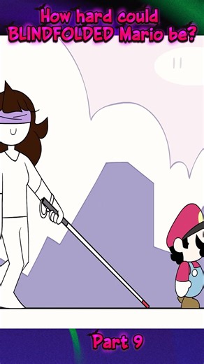 How hard could blindfolded Mario be ? #jaiden #animations #animation #jaidenanimations