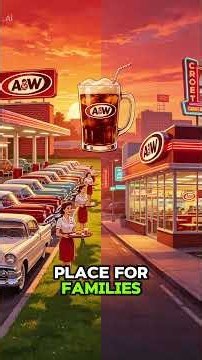 Before McDonald’s, America Had A&W 🍺 #history #historycomesalive #historyshorts #historyfacts