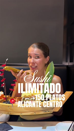 Este buffet de sushi cuenta con una gran variedad de platos, de todos los gustos! No solo tiene sushi sino que también tiene comida más clásica para todos los gustos 🙌🏽 Tiene más de 150 platos, lo que explica la variedad 💋 📍SUSHI CERO, Carrer Arquitecto Morell, 16, Alicante #fyp #comida #alicante #sushi #restaurante pu bli
