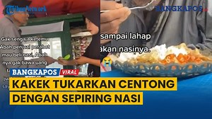 97K views · 3.8K reactions | Kakek Tak Punya Uang untuk Makan, Tukarkan Barang Centong dengan Sepiring Nasi | Bangka Pos | Facebook