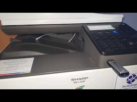 Printing From USB Sharp MX-C250 And MX-C300