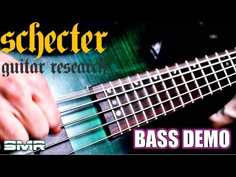 SCHECTER STILETTO 5 STRING BASS DEMO AND REVIEW