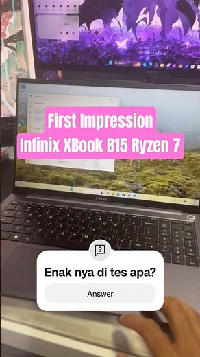 First Impression Infinix XBook B15 Laptop harga cuma 6 juta #infinix