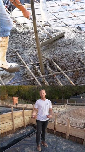 Pouring a Foundation Step 8: PLACE THE CONCRETE!