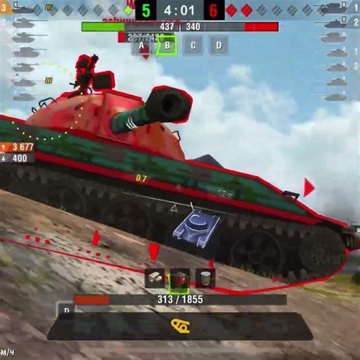 Т-100ЛТ | Заруба со статистами, все решает скил🔥 #т100лт #tanksblitz #shorts #турпотанкблиц #wot