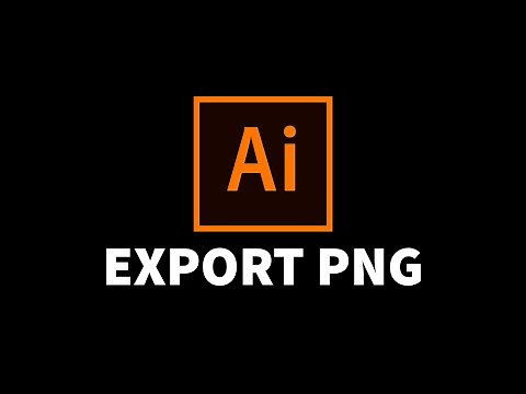 How To Export A Logo/Photo with A Transparent background (.png File) | Adobe Illustrator Tutorial