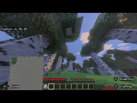 Minecraft Ps4 Edition on Ps5 Slim Disc Version Part 1