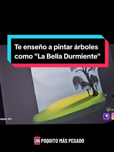 Pintar Árboles al Estilo de 'La Bella Durmiente'