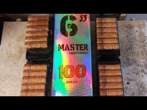 *Master 6" 100 Series Canister Shells #fireworks