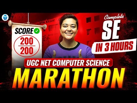 UGC NET CS Software Engineering Mega Marathon 🚨 Concepts + PYQs Marathon by Aditi Mam