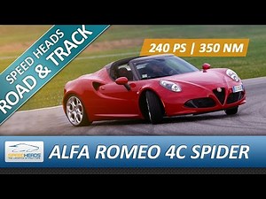 Alfa Romeo 4C Spider Test (240 PS) - Fahrbericht - Review