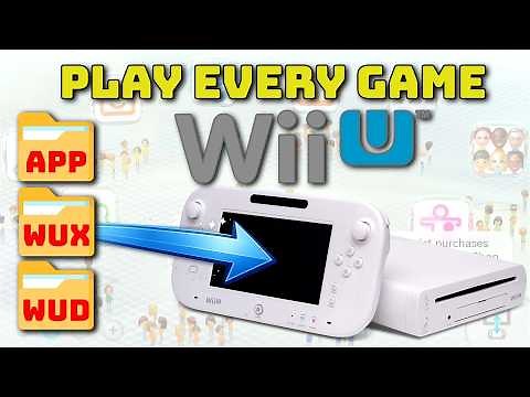 Play every Wii U game from a backup file - how to backup disks and install WUX WUD and APP files
