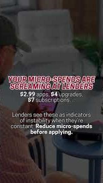 The Tiny Charges Destroying Your Internal Score (Micro-Spends Explained) #shorts