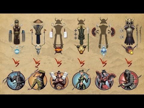 Shadow Fight 2 || Set of All Bosses Vs All Bosses ( iOS/ Android Gameplay )
