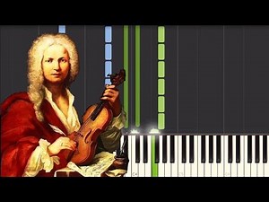 The Four Seasons - Winter - Antonio Vivaldi [Piano Tutorial] (Synthesia)