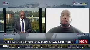 17K views · 180 reactions | E-hailing services have joined the Cape Town taxi strike. The chairperson of the Western Cape E-hailing Association, Siyabonga Hlabisa, says its drivers will be staying away as they agree with the grievances raised by taxi operators. #DStv403 | eNCAnews | Facebook