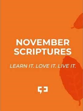 November 2025 Scripture, Memorize 5 verses in 30 days #PraiseChurch #CoreScriptures #BibleVerse