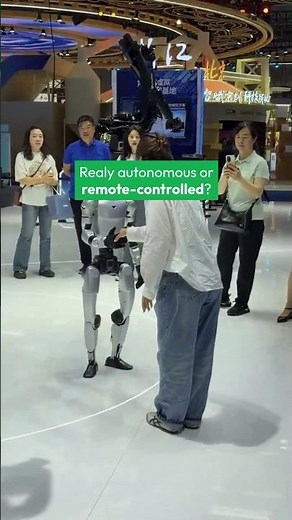 This video raised questions if robots are truly autonomous or just remote-controlled machines