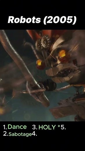 Robots (2005) | Fender's "Hit me baby one more time" dance