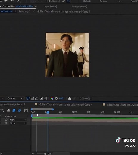 Pixel Motion Blur Transition Tutorial for Video Editing