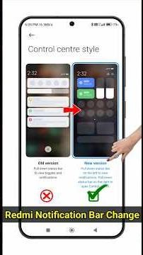 Redmi Notification Bar Change 😱 | Redmi phone ka new notification bar aise change #Redmi #mobiletips