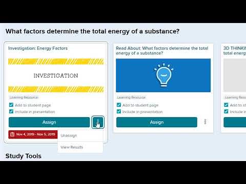 Inspire Science 2020 - Course Navigation
